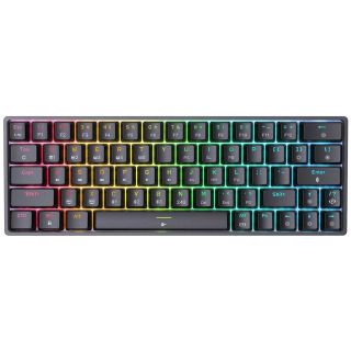 Bàn phím cơ Bluetooth không dây LED RGB T63 Kemove