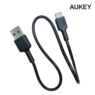 Cáp Type-C 40cm hãng AUKEY Nobox 