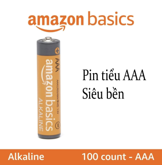 Combo 20 viên pin tiểu AAA Alkaline Amazon Basics ( Mỹ ) siêu bền bảo hành 1 năm