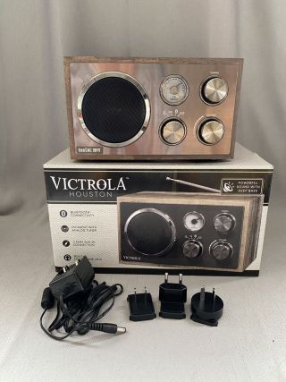 Loa Bluetooth Victrola Houston Leetac tích hợp đài FM CỔ ĐIỂN