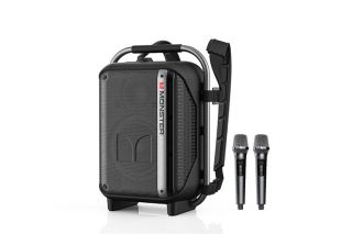 Loa Karaoke 2 Mic Bluetooth Monster Party Go 20 MS22142