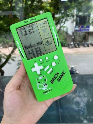 Máy chơi Game xếp gạch cầm tay, sắn 23 trò chơi