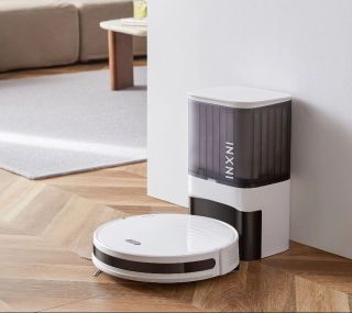 Robot hút bụi lau nhà Mi-lux inxni X1 - Robot tự động đổ rác.