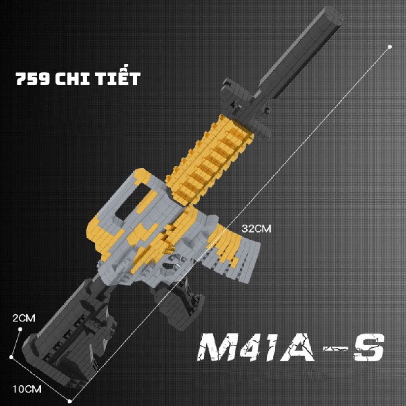 Lego mô hình súng M4A1-S