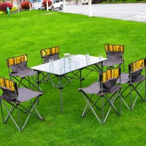 Bộ Bàn Ghế Dã Ngoại Camping Gấp Gọn 6 Ghế + 1 Bàn ( hàng Amazon Mỹ )