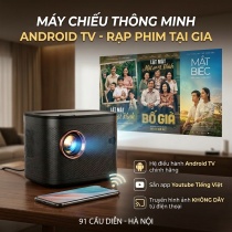 Máy chiếu Android Konka A1 cấu hình cao, phân giải full HD 1080P, kết nối Wifi và Bluetooth