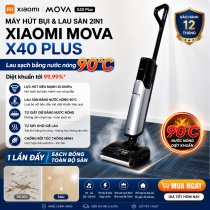 Máy hút bụi & lau sàn Xiaomi Deerma MOVA X40 Plus, nước nóng 90 độ, TỰ SẤY GIẺ LAU