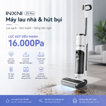 Máy lau nhà & hút bụi INXNI Z3 Pro 3 trong 1, tự sấy giẻ, diệt khuẩn
