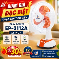 Quạt để bàn tích điện 220V EASY POWER EP-2112A