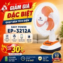 Quạt để bàn tích điện 220V EASY POWER EP-3212A
